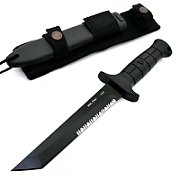 Mil-Tec German Combat Knife Black 2000 steel 440_4