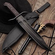 Cinema Classic Rambo I Large knife with leather scabbard CC-H1 360 mm Black_4