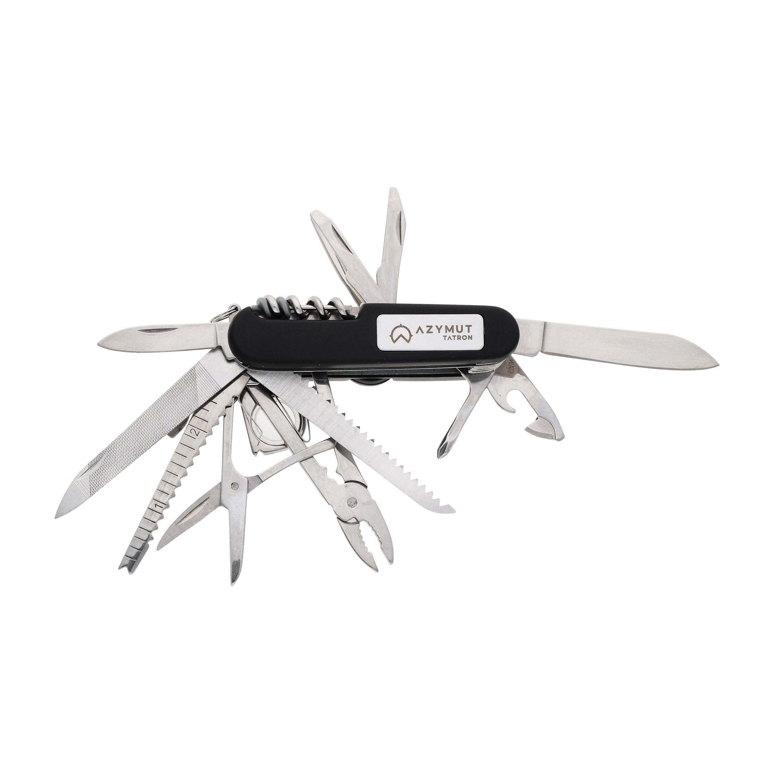 Pocket knife AZYMUT Tatron - 25 tools + belt pouch (HK20017BL)_1