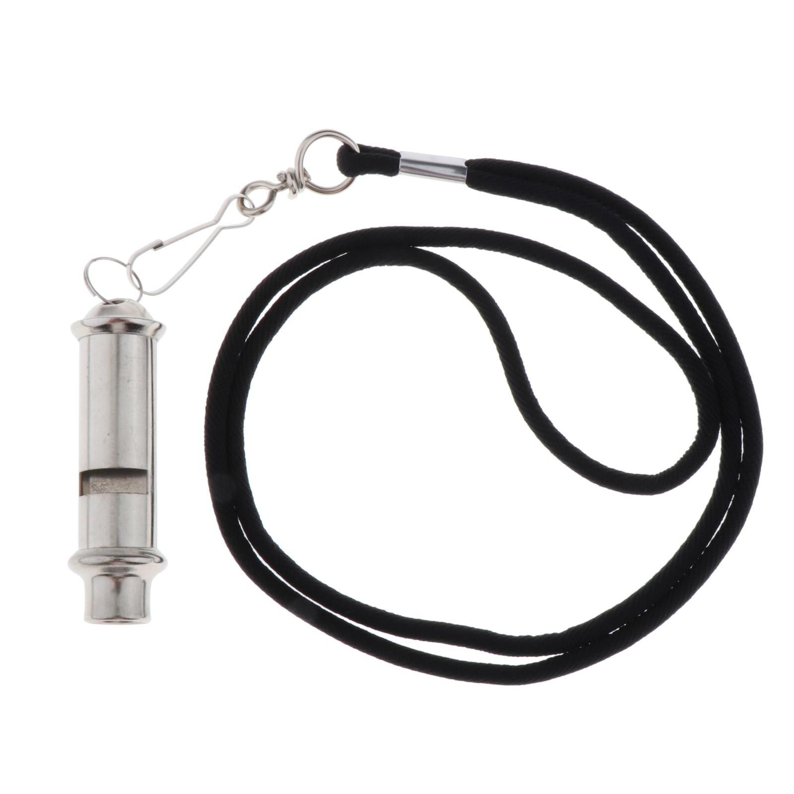 Survival whistle GUARD WHISTLE aluminium Black (YC-010-BL)_5