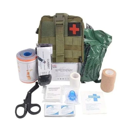 HELBO Depan HEL002 First aid kit with accessories 13 items Green_1