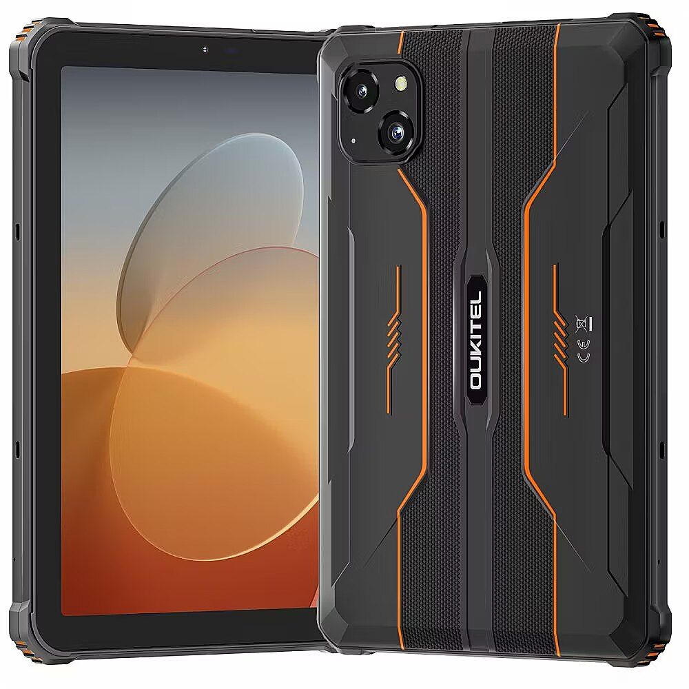 Oukitel RT3 Pro Tablet 4GB RAM 128GB Orange Rugged 5150 mAh_2