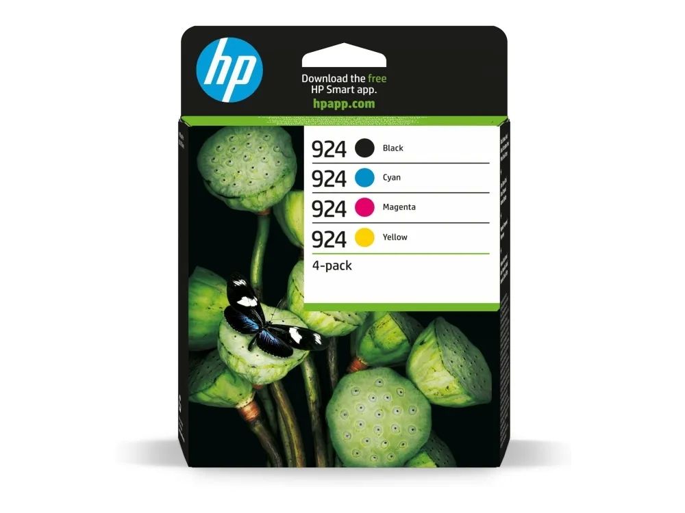 HP 924 ink - black  yellow  cyan  magenta_1