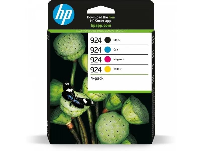 HP 924 ink - black  yellow  cyan  magenta_2