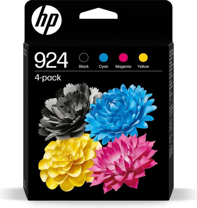 HP 924 ink - black  yellow  cyan  magenta_5