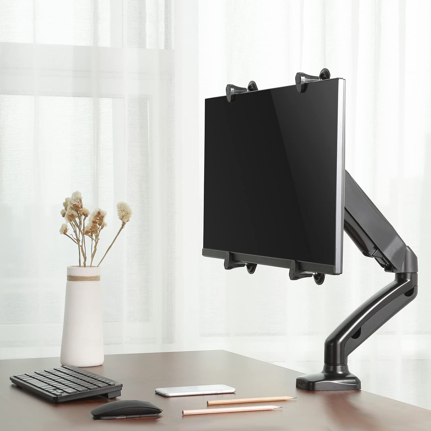 Maclean MC-899 Non VESA Screen Adapter 13 -27  75x75 100x100 max 8kg Adapter for Screens without VESA Standard Mounting Attachment LED LCD OLED_6