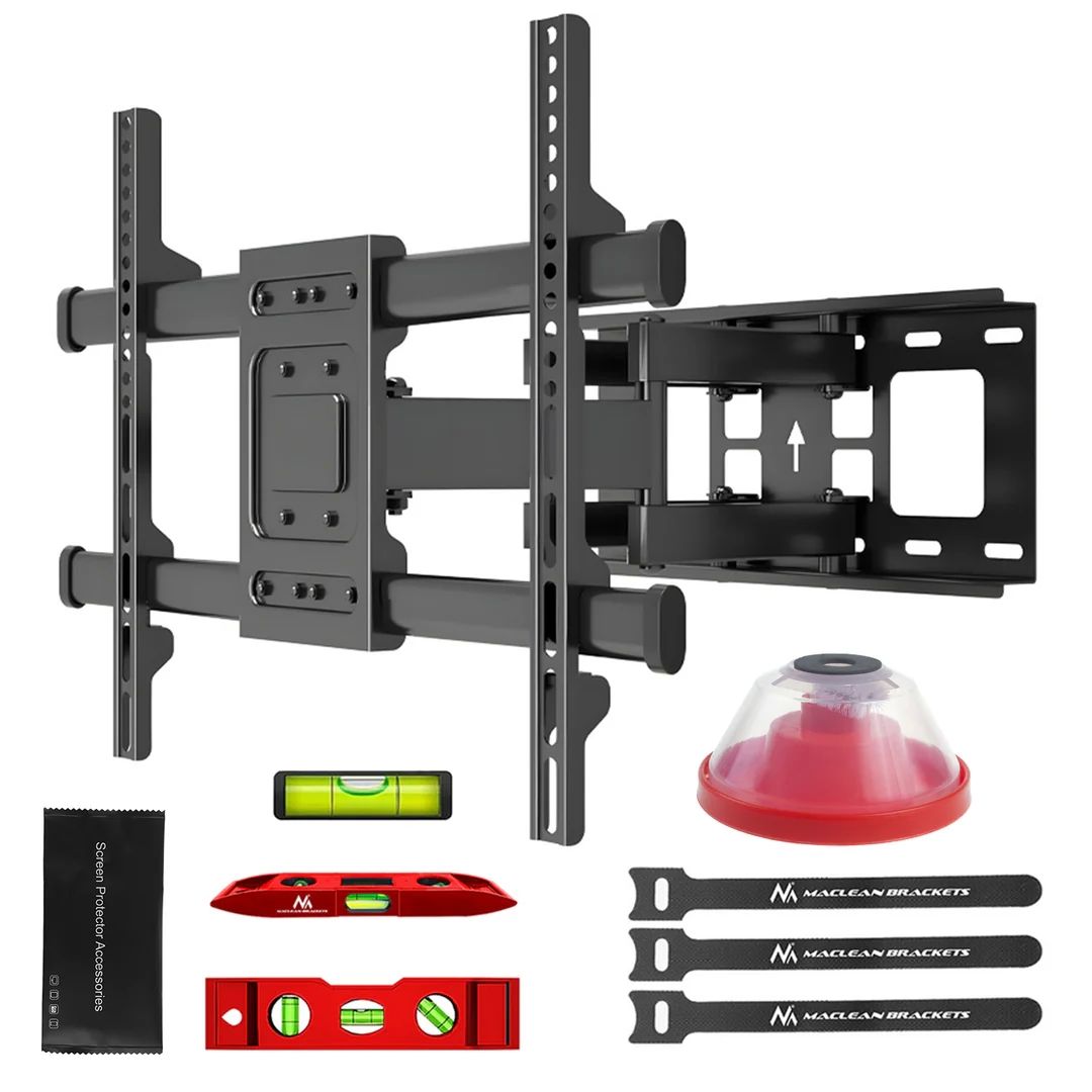 Maclean TV Mount  max VESA 600x400  32-85   60kg  horizontal and vertical angle adjustment  profile 65-390mm  black  MC-789_5