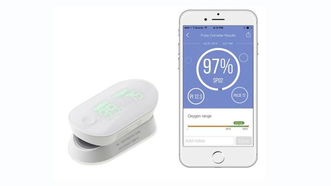 iOS 7.0+  Android 4.0+ | Air | Model: PO3  Classification: Internally powered  type BF | Wireless pulse oximeter_3