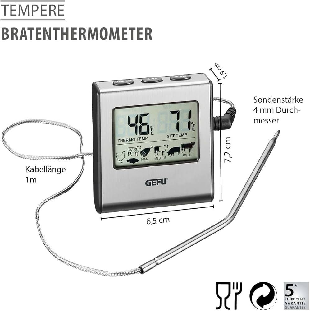 GEFU GF21840 food thermometer 0 - 250 °C Digital_2
