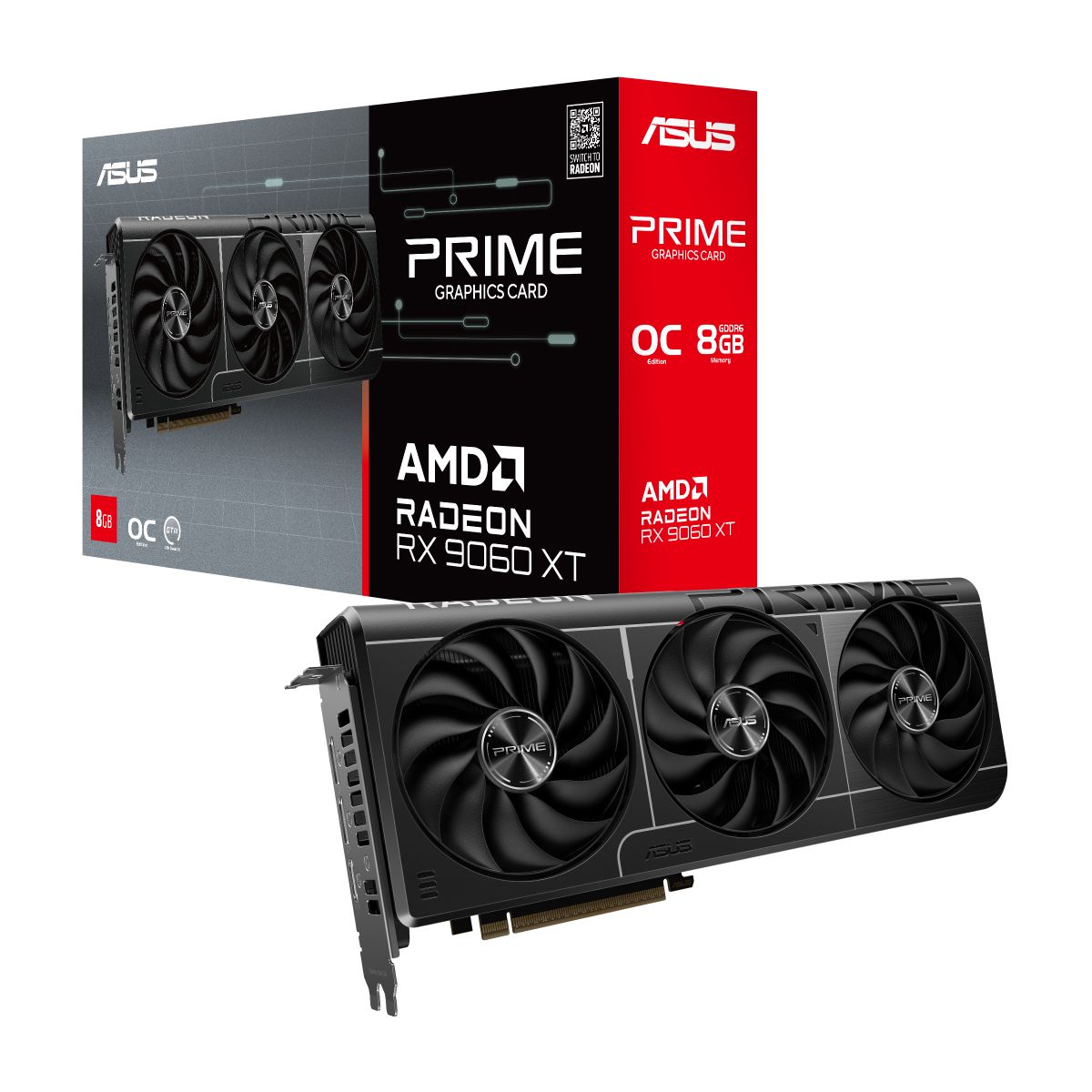 ASUS Prime -RX9060XT-O8G AMD Radeon RX 9060 XT 8 GB GDDR6_1