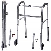 Aluminium rehabilitation tri-functional walker_1