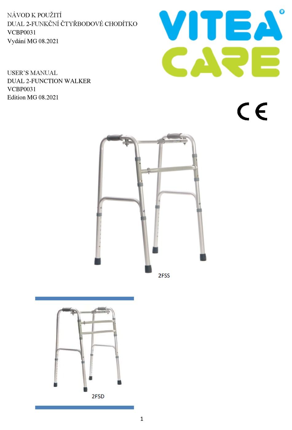 Walking frame rehabilitation trifunctional_1