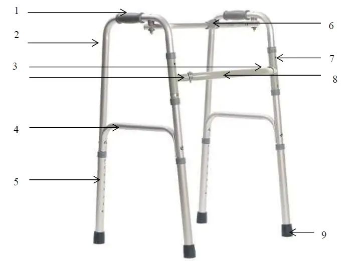 Walking frame rehabilitation trifunctional_2