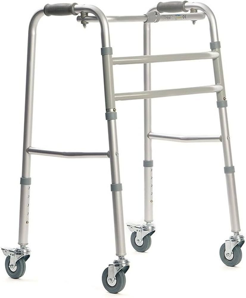 Walking frame rehabilitation with 4 wheels_2