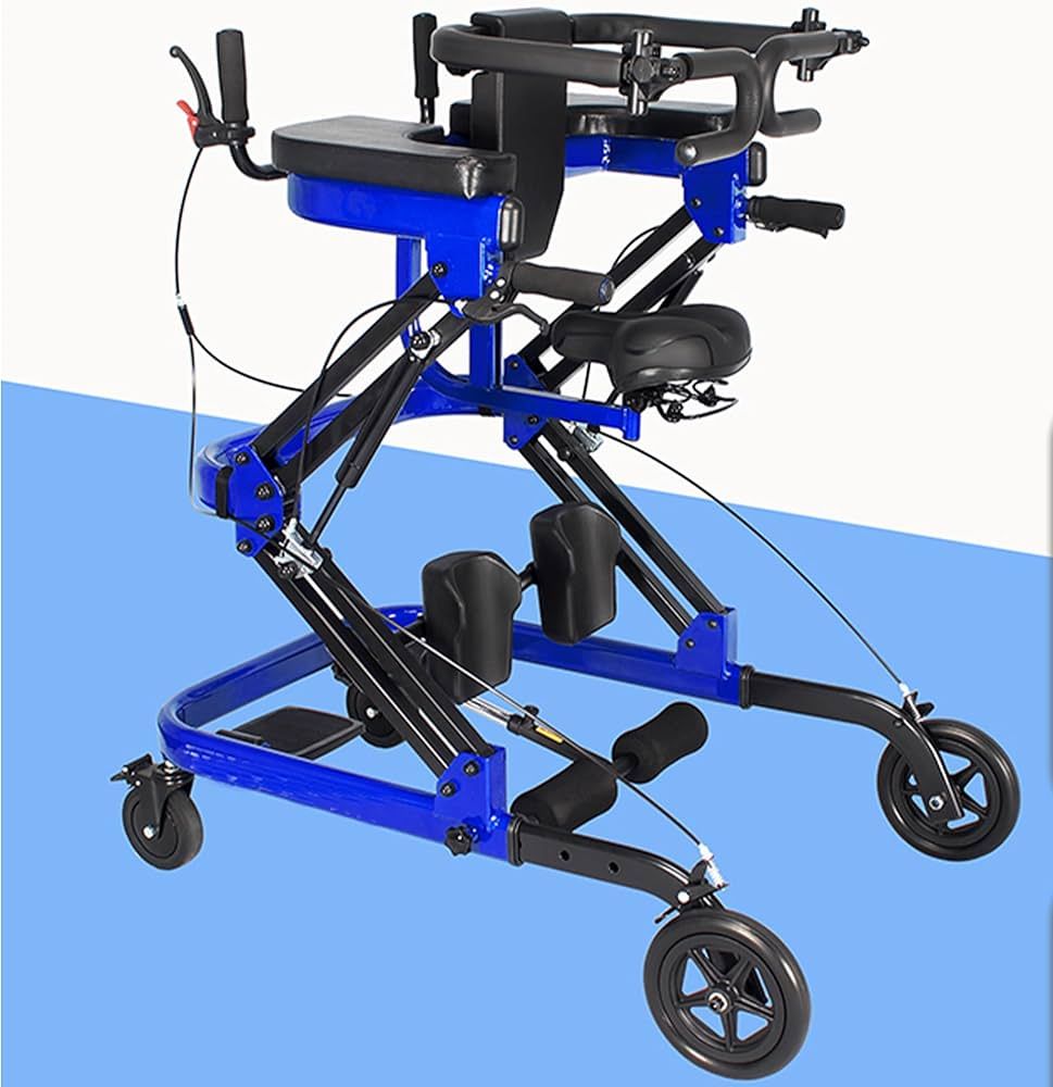 Walking frame rehabilitation with 4 wheels_3
