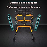 Walking frame rehabilitation with 4 wheels_4