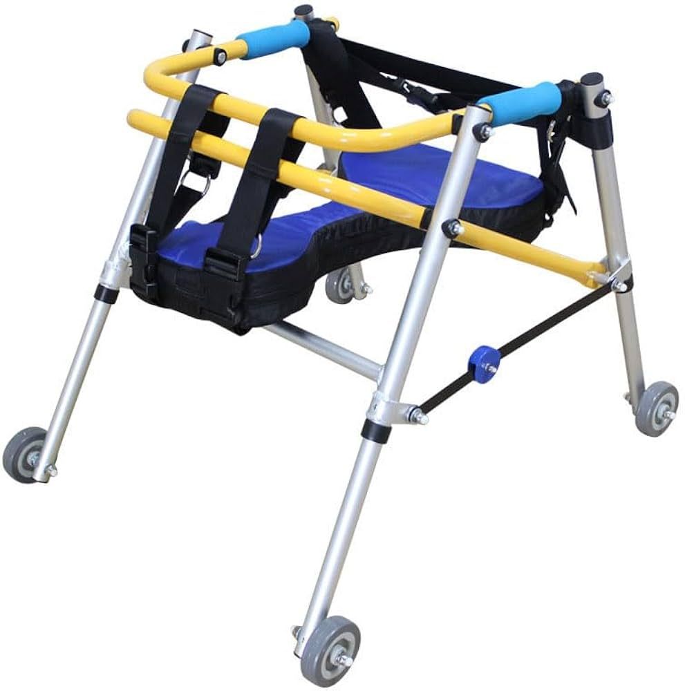 Walking frame rehabilitation with 4 wheels_6