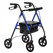 Lightweight aluminium four-wheel rehabilitation walker CH100AM_1