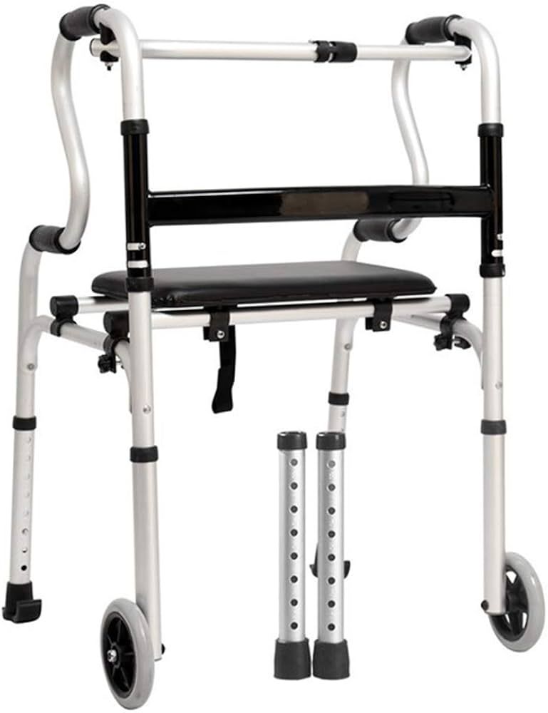 Lightweight aluminium four-wheel rehabilitation walker CH100AM_4