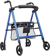 Four-wheel walker with seat function_5