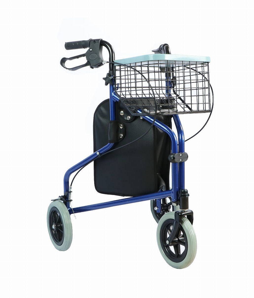 Practical tricycle walker with basket and bag_2