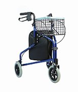 Practical tricycle walker with basket and bag_2