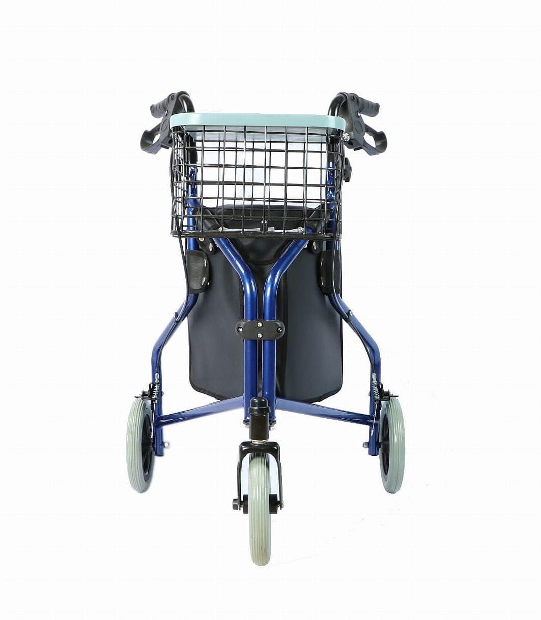 Practical tricycle walker with basket and bag_4