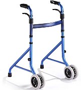 Two-wheel rehabilitation support - walker Blue black_1
