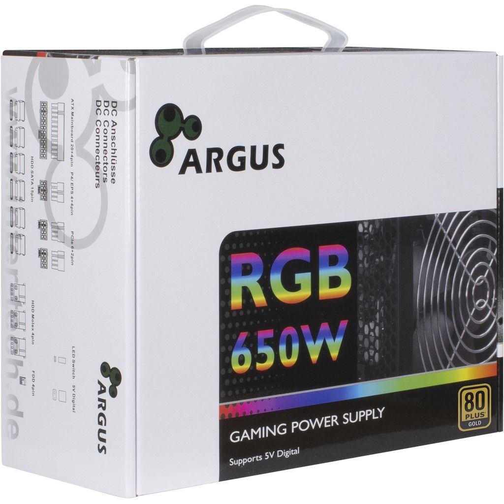 Power Supply Argus RGB-650W CM II_5