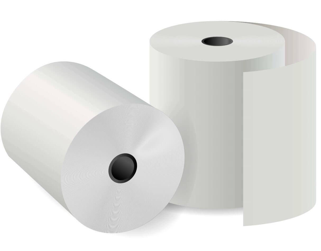 Receipt Rolls, Heipa, Thermal Paper, 58 mm, 64 mm, 12.7 mm, White_2