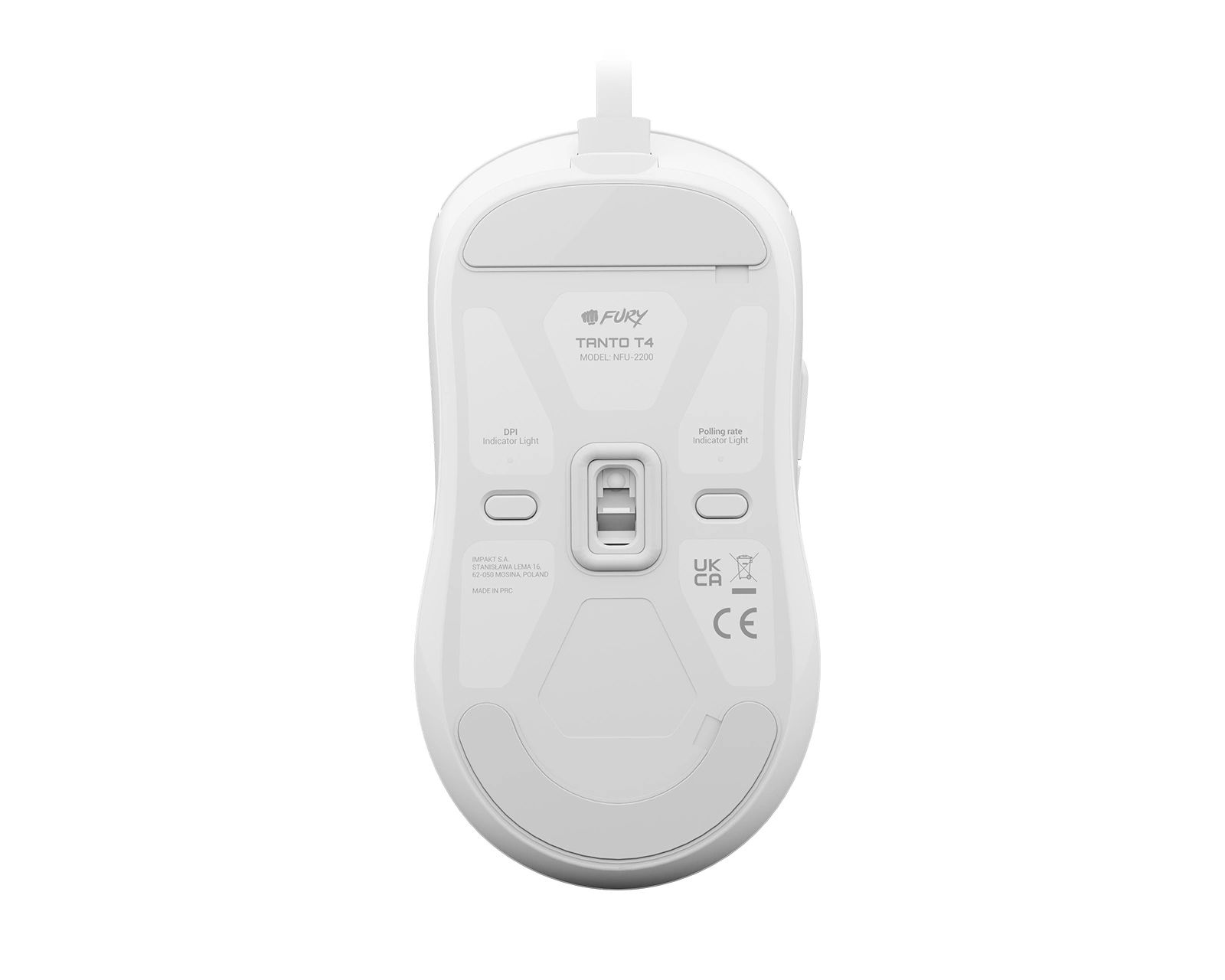 NATEC Fury Gaming Mouse Tanto T4 12000DPI RGB Software White_2