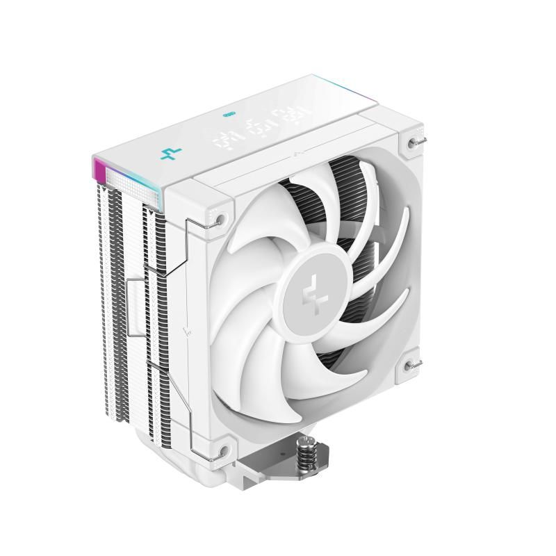 Cooler Procesor DEEPCOOL AK400 DIGITAL PRO ALB, marime heatsink 120x60x152mm, un ventilator, viteza ventilator 500-1750 RPM +/- 10%, Airflow: 60.89 CFM,  Suport AMD: AM4/AM5, suport INTEL: LGA 1851/1700/1200/1151/1150/1155, nivel de zgomot: 28 dBA_2