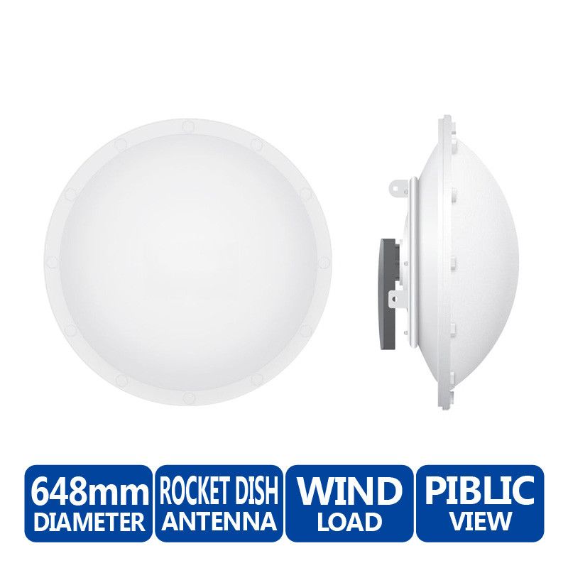 Ubiquiti Networks RAD-RD2 - Protective radome - White - Screw - RD-2G24 - RD-3G26 - RD-5G30_6