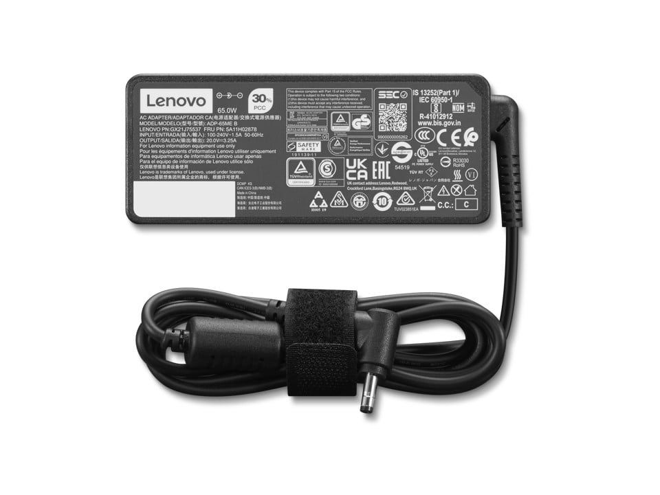 Lenovo 4X21K07722 adaptoare și invertoare de curent De interior 65 W Negru_1
