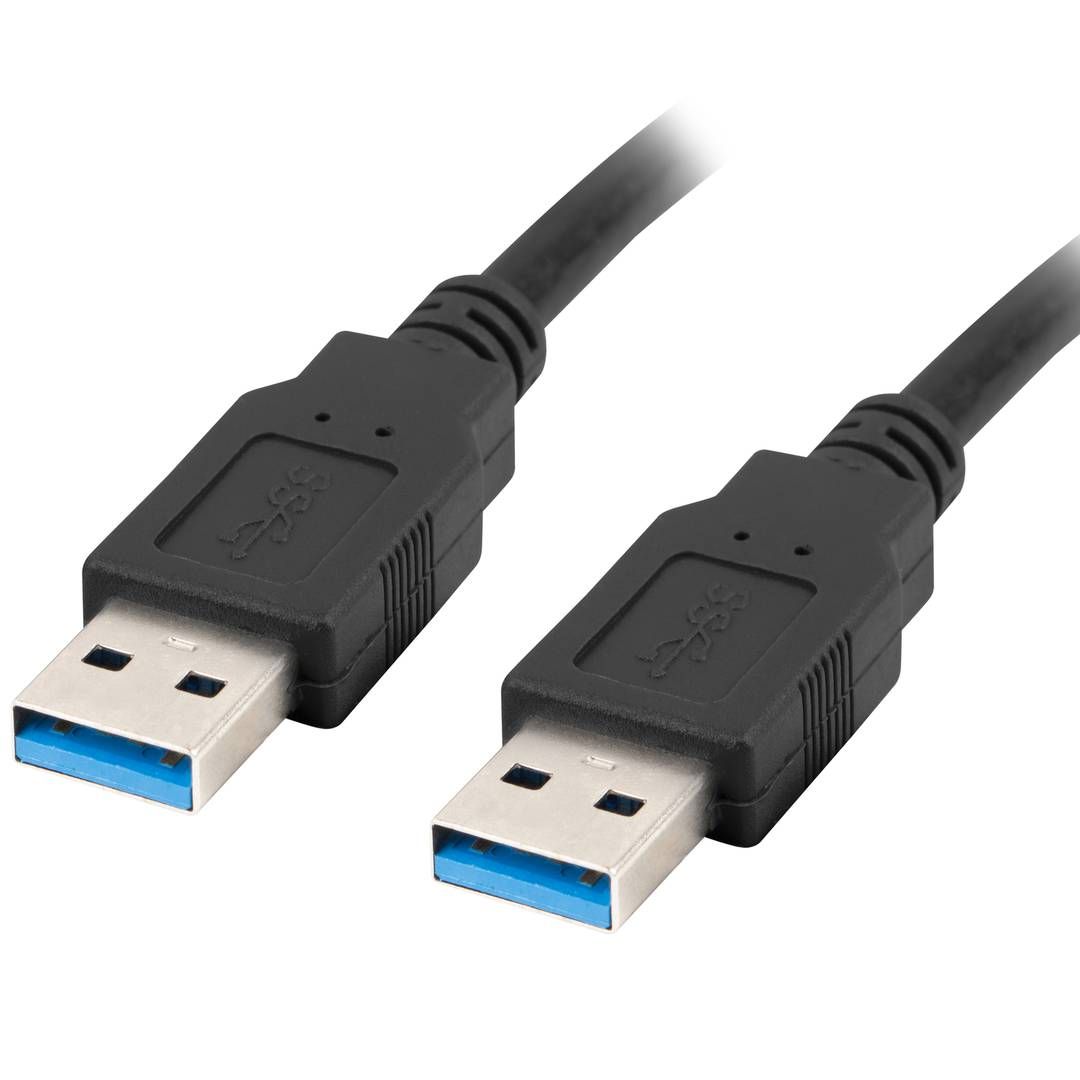 LANBERG cable USB-A M/M 3.0 0.5m black_1
