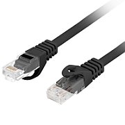 LANBERG Patchcord cat.6 UTP LSZH CU 0.25m black_1