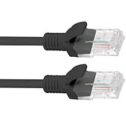 LANBERG Patchcord cat.6 UTP LSZH CU 1m black Fluke passed_1