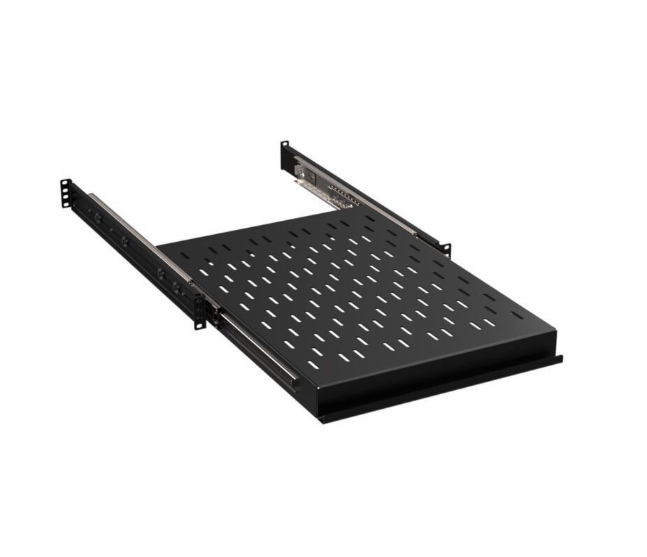 LANBERG 19inch Fixed Shelf For Open Rack 1000Mm 1U/480 5X780Mm Max Load Capacity Up To 120Kg Black_1