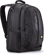 RUCSAC CASE LOGIC, pt. notebook de max. 17.3 inch, 2 compartimente, buzunar frontal x 3 | buzunar lateral x 2 | buzunar dorsal, waterproof, nylon, negru, 