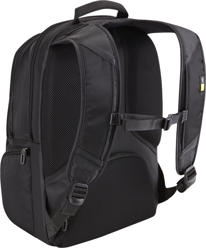 RUCSAC CASE LOGIC, pt. notebook de max. 17.3 inch, 2 compartimente, buzunar frontal x 3 | buzunar lateral x 2 | buzunar dorsal, waterproof, nylon, negru, 