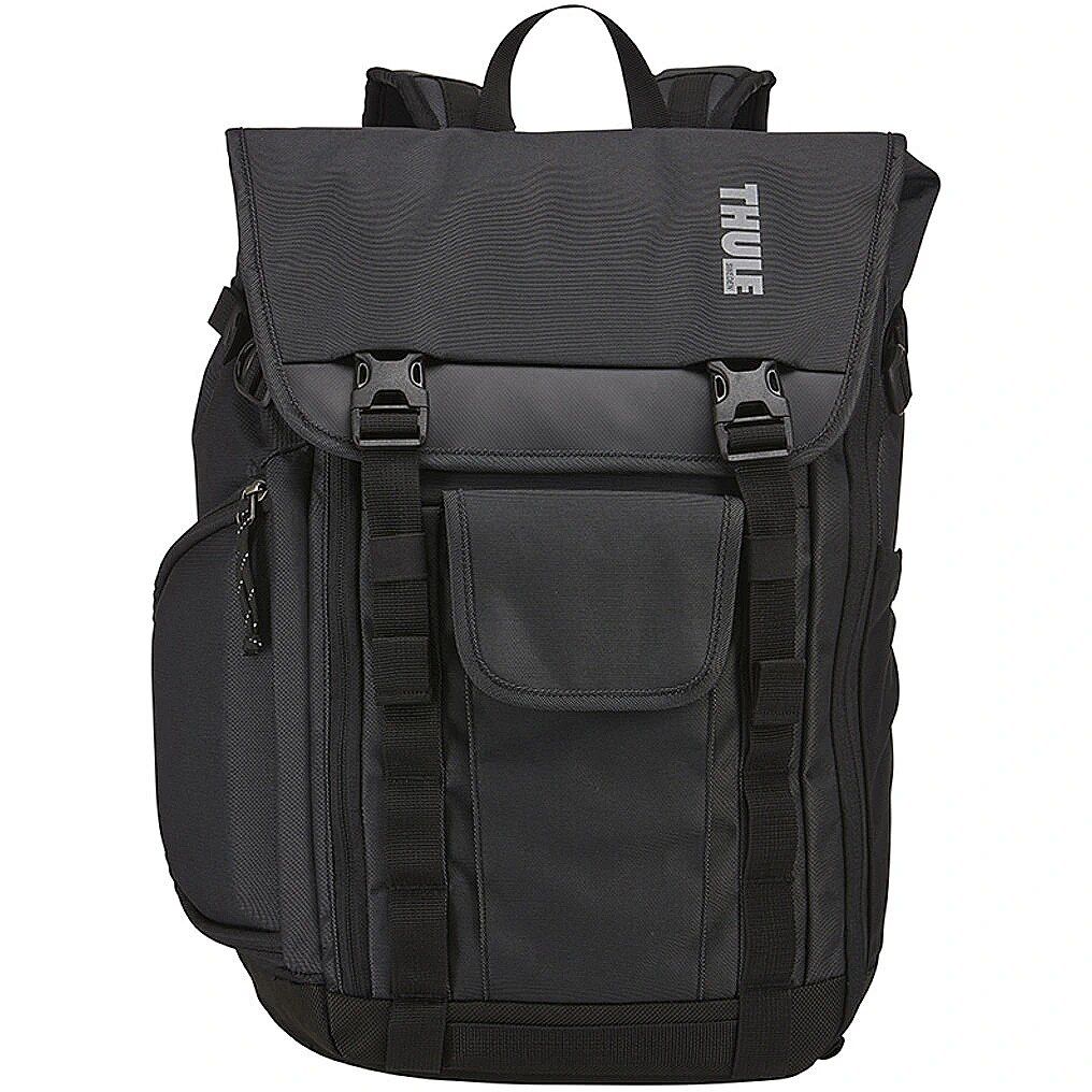 RUCSAC THULE, pt. notebook de max. 15 inch, 1 compartiment, buzunar frontal x 3 | buzunar lateral x 2, waterproof, nylon, negru, 