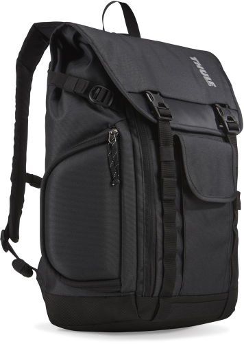 RUCSAC THULE, pt. notebook de max. 15 inch, 1 compartiment, buzunar frontal x 3 | buzunar lateral x 2, waterproof, nylon, negru, 