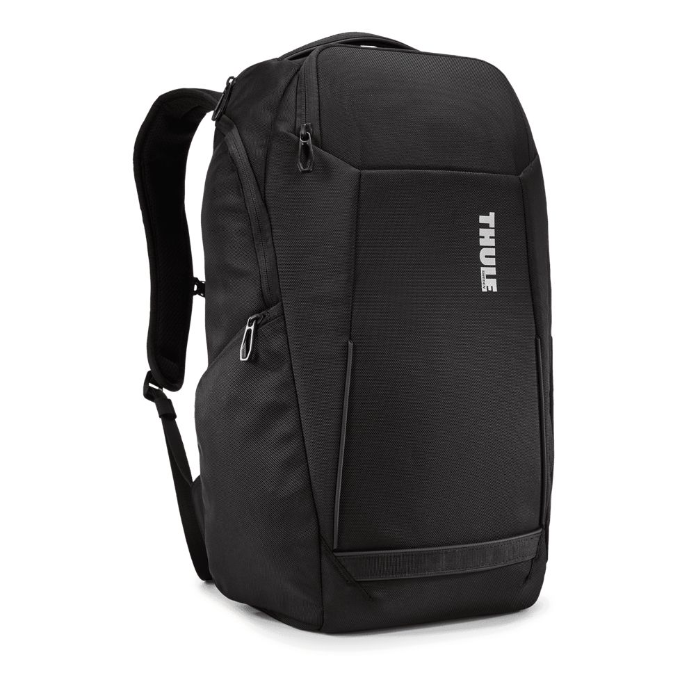 RUCSAC THULE, pt. notebook de max. 15.6 inch, 1 compartiment, buzunar frontal x 3 | buzunar lateral x 2, waterproof, poliester, negru, 