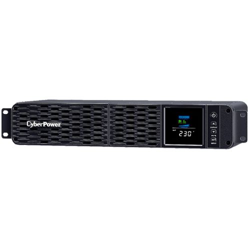 UPS CYBER POWER Line Int. cu Sinusoida Pura,rack 2U,1200VA/  720W AVR,8xIEC,LCD,2x 12V/7Ah,Backup 2-9min,incarc.8h,USB,RS232,RJ45,slot SNMP,GreenP,seria CP  CP1200EIPFCRM2U  (timbru verde 11 lei)