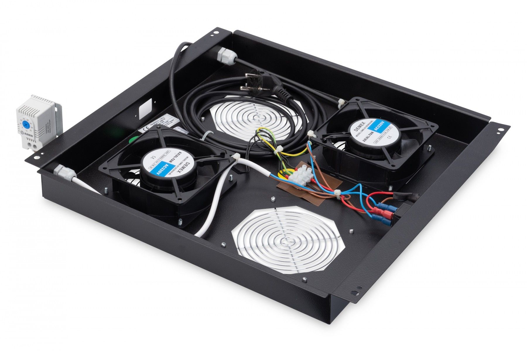 Digitus DN-19 FAN-2-B-N accesorii pentru carcase Panou ventilator_4