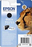Epson Cheetah Singlepack Black T0711 DURABrite Ultra Ink_1