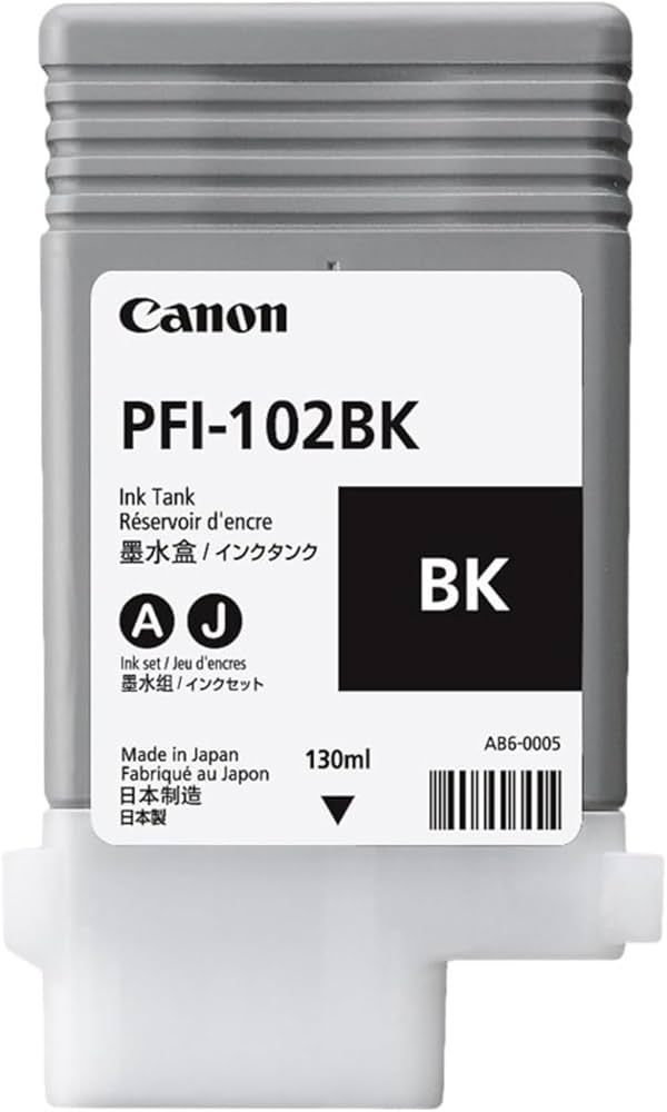 Canon PFI-102BK cartușe cu cerneală Original Negru_3
