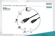 Digitus AK-300127-018-S cabluri USB USB 2.0 1,8 m USB A Mini-USB B Negru_3