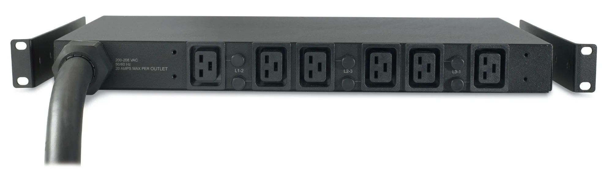 APC Basic Rack PDU AP7526 unități de distribuție a energiei electrice (PDU) 6 ieșire(i) AC 1U Negru_1