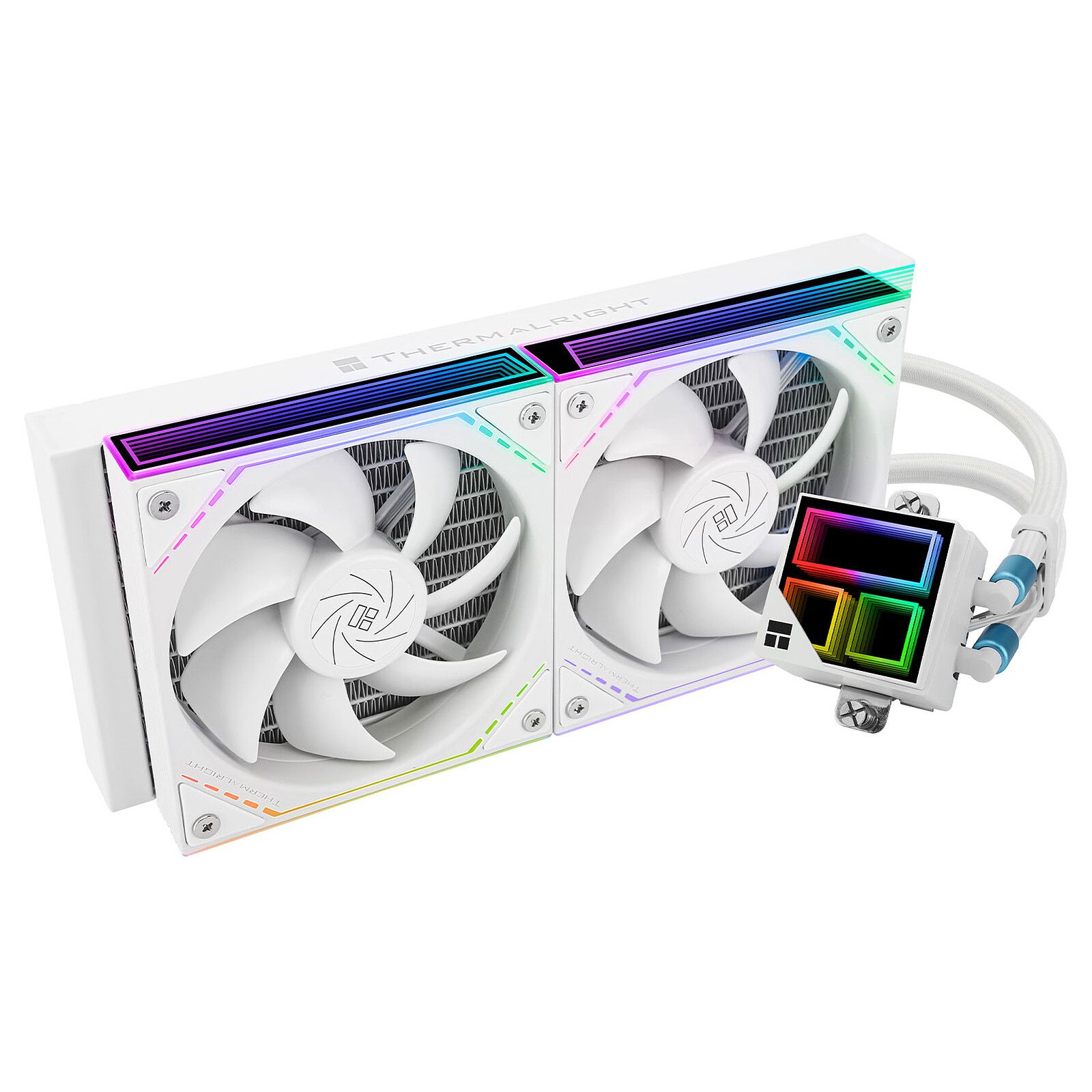 COOLER Thermalright  Frozen Infinity 240 , skt. Intel si AMD, racire cu lichid, 2 x 120mm, 2000 RPM, ARGB adresabil, alb  Frozen Infinity 240 White  (timbru verde 2.00 lei)